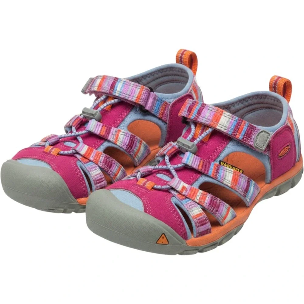 Keen Seacamp II CNX Kids Size 12 Pink Multi Color Sport Sandals 1016427